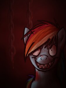Rating: Questionable Score: 0 Tags: 2012 3:4 blood blue_body blue_fur bodily_fluids creepy e621 equid equine female feral friendship_is_magic fur grin hair hasbro horse looking_at_viewer mammal multicolored_hair my_little_pony pony rainbow_dash_(mlp) rainbow_factory_(mlp_fanfic) rainbow_hair sharp_teeth smile solo teeth werewolfaboo User: bunchy7s