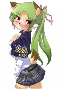 Rating: Safe Score: 0 Tags: anthro biped blush bottomwear canid canine clothed clothing e621 female fox green_hair hair long_hair looking_at_viewer mammal pinup pose raizinndx red_eyes ribbons shirt simple_background skirt solo standing topwear white_background User: bunchy7s Rating: Safe Score: 0 Tags: anthro biped blush bottomwear canid canine clothed clothing e621 female fox green_hair hair long_hair looking_at_viewer mammal pinup pose raizinndx red_eyes ribbons shirt simple_background skirt solo standing topwear white_background User: bunchy7s