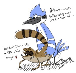 Rating: Explicit Score: 0 Tags: 2_toes all_fours anthro avian avian_feet barely_visible_genitalia barely_visible_penis beak bird bite biting_lip biting_own_lip black_beak blue_body blue_feathers blue_jay brown_body brown_fur cartoon_network corvid dialogue doggystyle duo e621 english_text feathers feet from_behind_position fur genitals heart_symbol interspecies jay_(bird) kneeling lips male male/male mammal markings mordecai_(regular_show) new_world_jay one_eye_closed oscine passerine penetration penis procyonid raccoon raised_tail regular_show rigby_(regular_show) ring_(marking) ringed_tail self_bite sex simple_background striped_markings striped_tail stripes tail tail_feathers tail_markings text toes unknown_artist white_background User: bunchy7s