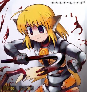 Rating: Questionable Score: 0 Tags: 2006 5_fingers alien angry animal_humanoid armor blonde_hair blood blood_splatter bodily_fluids canid canid_humanoid canine canine_humanoid character_request clothed clothing cosplay crowbar duo e621 female fight fingers fox fox_humanoid front_view gordon_freeman hair half-life hev_suit holding_crowbar holding_object holding_tool humanoid hybrid improvised_weapon killing machine mammal mammal_humanoid multi_tail power_armor purple_eyes solo_focus sweat sweatdrop tail tools valve valve_corporation yamai User: bunchy7s