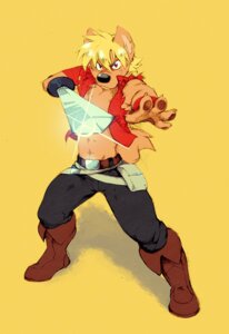 Rating: Safe Score: 0 Tags: anthro bandage biceps black_nose blonde_hair brown_body brown_fur canid canine canis e621 fur hair jaryl_(character) jeniak looking_at_viewer male mammal melee_weapon muscular muscular_anthro muscular_male red_eyes scar solo sword tail weapon wolf User: bunchy7s