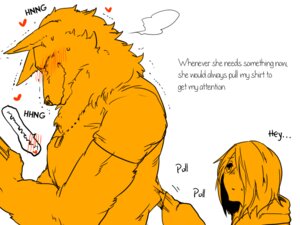 Rating: Safe Score: 0 Tags: 4:3 anthro canid canine canis clothing comic duo e621 english_text female fur hair hair_over_eye hard_translated human kemono lila_(kashiwagi_aki) male mammal muscular one_eye_obstructed school_uniform short_hair smile text third-party_edit translated translation_edit uniform wolf yakantuzura young zinovy User: bunchy7s