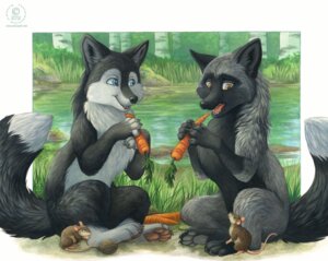 Rating: Safe Score: 0 Tags: 2012 4_toes ambiguous_gender black_body black_fur black_nose blue_eyes brown_body brown_fur canid canine canis carrot claws day detailed detailed_background digitigrade dipstick_tail domestic_dog drupe_(fruit) e621 feet feral fluffy fluffy_tail food forest fox fruit fur grass grey_body grey_fur group holding_food holding_object husky kacey lake leg_markings looking_aside looking_at_another looking_down looking_up mammal markings mouse multicolored_tail murid murine nature nordic_sled_dog nude nut_(fruit) orange_eyes outside pink_body pink_skin plant rock rodent side_view sitting size_difference smile socks_(marking) spitz tail tail_markings tan_body tan_fur toeless_(marking) toes tree vegetable walnut water wood User: bunchy7s