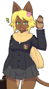 Rating: Safe Score: 0 Tags: 2008 alternative_fashion anthro bar_emanata black_bottomwear black_clothing black_skirt black_topwear black_uniform blonde_hair blush bottomwear breasts brown_body brown_fur brown_pawpads button_(fastener) claws clothing countershading domestic_cat e621 emanata felid feline felis female fur ganguro_(fashion) gesture green_eyes gyaru hair holding_bag j-fashion kemonon kogal looking_at_viewer mammal pawpads pleated_skirt red_claws scarf school_uniform simple_background skirt solo student tail tan_neckwear tan_scarf topwear uniform waving whiskers white_background User: bunchy7s Rating: Safe Score: 0 Tags: 2008 alternative_fashion anthro bar_emanata black_bottomwear black_clothing black_skirt black_topwear black_uniform blonde_hair blush bottomwear breasts brown_body brown_fur brown_pawpads button_(fastener) claws clothing countershading domestic_cat e621 emanata felid feline felis female fur ganguro_(fashion) gesture green_eyes gyaru hair holding_bag j-fashion kemonon kogal looking_at_viewer mammal pawpads pleated_skirt red_claws scarf school_uniform simple_background skirt solo student tail tan_neckwear tan_scarf topwear uniform waving whiskers white_background User: bunchy7s