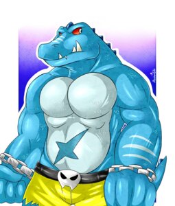 Rating: Safe Score: 0 Tags: abrahamsillo anthro belly belt biceps big_muscles biped blue_body blue_skin bottomwear chain clothed clothing crocodilian donkey_kong_(series) donkey_kong_barrel_blast e621 fangs kludge kremling male markings musclegut muscular muscular_anthro muscular_male nintendo pecs pose red_eyes reptile scales scalie scar shorts slightly_chubby solo standing stripes tail teeth topless torn_clothing User: bunchy7s Rating: Safe Score: 0 Tags: abrahamsillo anthro belly belt biceps big_muscles biped blue_body blue_skin bottomwear chain clothed clothing crocodilian donkey_kong_(series) donkey_kong_barrel_blast e621 fangs kludge kremling male markings musclegut muscular muscular_anthro muscular_male nintendo pecs pose red_eyes reptile scales scalie scar shorts slightly_chubby solo standing stripes tail teeth topless torn_clothing User: bunchy7s