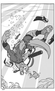 Rating: Safe Score: 0 Tags: 2007 anthro aquatic athletic barefoot big_feet biped black-rat border bottomwear claws clothing digital_media_(artwork) dive e621 fangs feet fish food full-length_portrait growth hi_res hindpaw male mammal monochrome muscular muscular_anthro mustelid open_mouth otter oxygen_tank pants pawpads paws portrait rip scuba sea seaweed shirt solo swimming swimming_fins tail teeth toe_claws topwear torn_clothing transformation water whiskers white_border User: bunchy7s