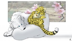 Rating: Questionable Score: 0 Tags: ambiguous_gender anthro blue_eyes canid canine canis cheetah cuddling duo e621 eye_contact felid feline feral fur looking_at_another male mammal nude romantic romantic_ambiance romantic_couple straydog tail white_body white_fur wolf User: bunchy7s