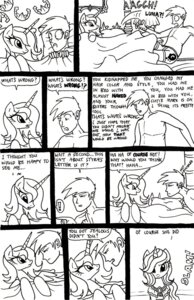 Rating: Questionable Score: 0 Tags: bed comic duo e621 equid equine feathered_wings feathers female feral friendship_is_magic furniture hasbro horn human kidnapping male mammal monochrome my_little_pony mythological_creature mythological_equine mythology princess_luna_(mlp) ricedawg winged_unicorn wings User: bunchy7s