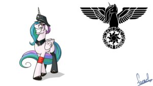 Rating: Safe Score: 0 Tags: cross e621 equid equine feathered_wings feathers female feral fiarel friendship_is_magic hair hasbro horn iron_cross mammal multicolored_hair my_little_pony mythological_creature mythological_equine mythology nazi princess princess_celestia_(mlp) quadruped royalty simple_background solo tail white_background white_body white_feathers winged_unicorn wings User: bunchy7s Rating: Safe Score: 0 Tags: cross e621 equid equine feathered_wings feathers female feral fiarel friendship_is_magic hair hasbro horn iron_cross mammal multicolored_hair my_little_pony mythological_creature mythological_equine mythology nazi princess princess_celestia_(mlp) quadruped royalty simple_background solo tail white_background white_body white_feathers winged_unicorn wings User: bunchy7s