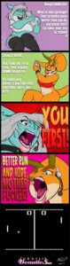 Rating: Questionable Score: 0 Tags: 2010 absurd_res anthro anthrofied atari blue_eyes bone_frill bottomless breasts ceratopsian ceratopsid charlotte_(caedere) chasmosaurine cherri_topps clothed clothing collar comic controller dated dialogue dinosaur e621 electronics english_text female fossilizedart frill_(anatomy) game_controller game_screen gaming generation_1_pokemon headgear headphones headset hi_res holding_controller holding_game_controller holding_object horn humor jewelry jurassic_beauties marginocephalian microsoft multiplayer nidorina nintendo non-mammal_breasts ornithischian playing_video_game pokemon pokemon_(species) pokemorph pong prehistoric_species red_eyes reptile scalie signature smack_talk solo tail text triceratops xbox xbox_360 xbox_360_controller xbox_controller xbox_game_studios xbox_live year yelling User: bunchy7s