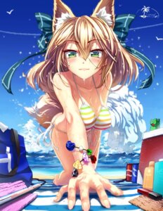 Rating: Safe Score: 0 Tags: all_fours animal_humanoid bag beach beverage big_breasts bikini blonde_hair blue_sky blush bottle bottomwear bracelet breasts can canid canid_humanoid canine canine_humanoid cleavage clothed clothing container e621 female foreshortening fox_humanoid glycyrrhizae green_eyes hair hanging_breasts human_and_animal_ears humanoid jewelry lighter long_hair looking_at_viewer lotion mammal mammal_humanoid multi_ear on_towel outside pattern_bottomwear pattern_clothing pattern_topwear perspective sea seaside side-tie_bikini skimpy sky soda solo string_bikini striped_bottomwear striped_clothing striped_topwear stripes summer suntan_lotion swimwear tail tight_clothing topwear towel two-piece_swimsuit water wet User: bunchy7s
