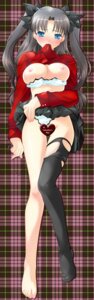 Rating: Explicit Score: 0 Tags: 1girls barefoot breasts fate/stay_night fate_(series) female female_only highres long_image mouth_hold no_panties rule34 shirt_lift single_thighhigh skirt skirt_lift solo tall_image thighhighs tohsaka_rin turtleneck type-moon valentine User: bunchy7s