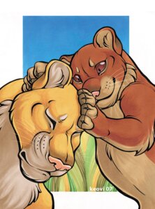 Rating: Safe Score: 0 Tags: 2007 ambiguous_gender cougar duo e621 felid feline feral keovi lion mammal pantherine paws User: bunchy7s