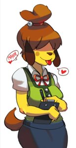 Rating: Safe Score: 0 Tags: animal_crossing anthro bantibox bottomwear canid canine canis clothed clothing cosplay domestic_dog e621 english_text female hair hair_over_eyes heart_symbol isabelle_(animal_crossing) mammal nintendo pencil_skirt sam_kensington shih_tzu simple_background skirt solo text tongue tongue_out toy_dog white_background User: bunchy7s