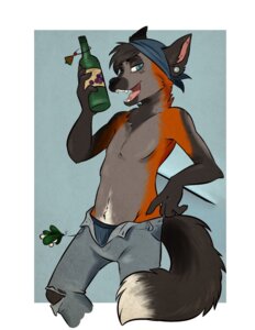 Rating: Safe Score: 0 Tags: anthro black_hair blue_eyes bottle canid canine clothed clothing container dipstick_tail e621 ear_piercing fox hair hizzie male mammal markings piercing solo tail tail_markings topless User: bunchy7s Rating: Safe Score: 0 Tags: anthro black_hair blue_eyes bottle canid canine clothed clothing container dipstick_tail e621 ear_piercing fox hair hizzie male mammal markings piercing solo tail tail_markings topless User: bunchy7s