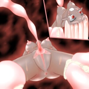 Rating: Explicit Score: 0 Tags: anus blush breasts dark_skin female lowres pointy_ears pussy red_eyes rule34 tentacle white_hair User: bunchy7s