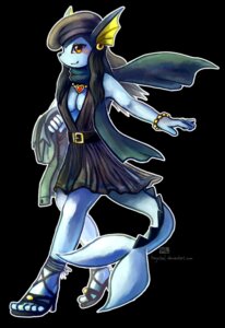 Rating: Questionable Score: 0 Tags: anthro anthrofied beret blush bracelet breasts cleavage clothed clothing digital_media_(artwork) dress e621 ear_piercing eeveelution female generation_1_pokemon hat haychel headgear headwear hi_res humanoid_hands jewelry nintendo piercing pokemon pokemon_(species) pokemorph solo tail vaporeon User: bunchy7s