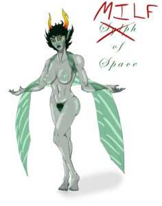 Rating: Explicit Score: 0 Tags: 1girls black_hair breasts female green_lipstick green_nipples grey_skin homestuck horns kanaya_maryam looking_at_viewer milf ms_paint_adventures naked nipples pointy_ears pubic_hair pussy rule34 short_hair solo source_request text troll viridianguy white_background yellow_eyes User: bunchy7s