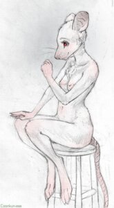 Rating: Questionable Score: 0 Tags: 2008 anthro biped breasts chair chest_tuft coonkun e621 evena_mouse female fur furniture graphite_(artwork) mammal mouse murid murine navel nipples nude rat red_eyes rodent sitting small_breasts solo stool tail tasteful_nudity traditional_media_(artwork) tuft white_body white_fur User: bunchy7s