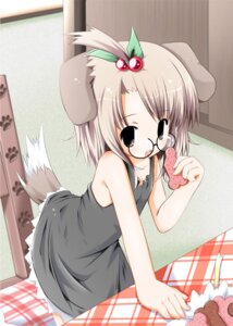 Rating: Safe Score: 0 Tags: 5_fingers accessory animal_humanoid bread canid canid_humanoid canine canine_humanoid canis chair clothed clothing dipstick_tail dog_humanoid dog_treat domestic_dog dress e621 eyewear female fingers food footprint fur furniture glasses hair hair_accessory holding_food holding_object humanoid humanoid_hands inside mammal mammal_humanoid markings multicolored_tail open_mouth pawprint pet_food pom_(artist) raised_tail solo standing table tail tail_markings tan_body tan_fur tan_hair tan_skin white_body white_fur young User: bunchy7s