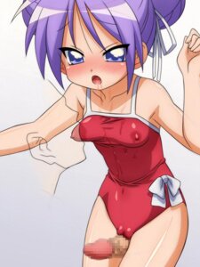 Rating: Explicit Score: 0 Tags: alternate_hairstyle breast_sucking breasts cameltoe censored double_bun erect_nipples female human kagami_hiiragi lucky_star male nipples one-piece one-piece_swimsuit penis pussy rule34 straight sugimura_tomokazu swimsuit thigh_sex thighs User: bunchy7s