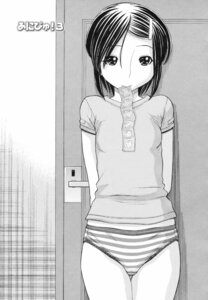 Rating: Explicit Score: 0 Tags: condom condom_in_mouth copyright_request female flat_chest highres monochrome mouth_hold panties rule34 short_hair striped striped_panties tanaka_ekisu underwear User: bunchy7s