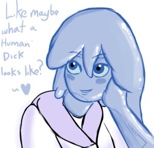 Rating: Safe Score: 0 Tags: blush dialogue e621 english_text female goo_creature goo_humanoid heart_symbol humanoid lemonfont not_furry simple_background slime solo text white_background User: bunchy7s