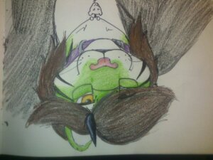 Rating: Safe Score: 0 Tags: 4:3 anthro biped black_horn black_markings brown_hair collar defying_gravity dragon e621 eyewear felid female fur glasses green_body green_fur hair happy hatana hatana_ripley horn jewelry lying mammal markings mythological_creature mythological_scalie mythology necklace pantherine pink_nose scalie selfie semi-realistic simple_background solo stripes tiger traditional_media_(artwork) upside_down white_background User: bunchy7s