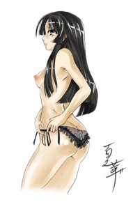 Rating: Explicit Score: 0 Tags: ass black_hair breasts female female_only human human_only k-on! long_hair mio_akiyama_(k-on!) panties posing rule34 sideboob simple_background solo white_background User: bunchy7s