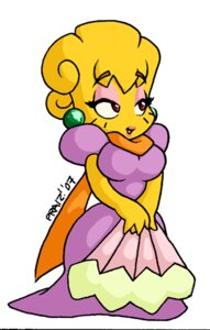 Rating: Safe Score: 0 Tags: 2007 blush breasts clothed clothing e621 ear_piercing female humanoid kirby:_right_back_at_ya! kirby_(series) lady_like lips lipstick makeup mature_female mature_humanoid nintendo not_furry piercing praiz red_eyes solo User: bunchy7s