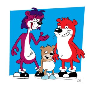 Rating: Safe Score: 0 Tags: anthro butter_otter disney e621 female group hi_res jelly_otter male mammal mustelid otter pb_and_j_otter peanut_otter unknown_artist User: bunchy7s