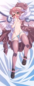 Rating: Explicit Score: 0 Tags: 1girls animal_ear blush dakimakura female flat_chest hat highres lying mystia_lorelei nikusho nipples omorashi_myschi panties pink_hair rule34 short_hair solo striped striped_panties sweat tears thighhighs touhou underwear winged_shoes wings yellow_eyes User: bunchy7s