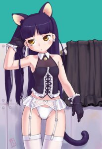 Rating: Questionable Score: 0 Tags: animal_humanoid bell breasts cat_humanoid clothed clothing curtains e621 ear_piercing felid felid_humanoid feline feline_humanoid female front_view fur gloves hair handwear humanoid kei_jiei long_hair mammal mammal_humanoid orange_eyes panties piercing purple_body purple_fur purple_hair small_breasts solo standing tail tan_body tan_skin thigh_gap underwear User: bunchy7s