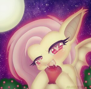Rating: Safe Score: 0 Tags: 2014 apple bakacreationz bat_pony blush bodily_fluids e621 equid eyelashes fangs female feral flutterbat_(mlp) fluttershy_(mlp) food friendship_is_magic fruit fur glowing hair hasbro heart_eyes heart_symbol hybrid looking_at_viewer mammal membrane_(anatomy) membranous_wings moon my_little_pony night open_mouth outside pink_hair plant red_eyes saliva shrub sky solo star teeth tongue wings yellow_body yellow_fur young young_feral User: bunchy7s