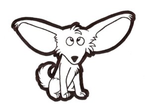Rating: Safe Score: 0 Tags: 2013 ambiguous_gender big_ears black_and_white canid canine cross-eyed e621 fennec_fox feral fox hi_res line_art mammal monochrome rarewarerat simple_background sitting solo true_fox white_background User: bunchy7s
