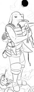 Rating: Safe Score: 0 Tags: accelerando anthro arbalist cigar crossbow cutebold death dungeons_and_dragons duo dwarf_fortress e621 fur furred_kobold furred_scalie greyscale hasbro hi_res holding_object holding_weapon knight kobold laminar_armor male monochrome pen_(artwork) ranged_weapon reptile scalie smoke smoking traditional_media_(artwork) warrior weapon wizards_of_the_coast User: bunchy7s