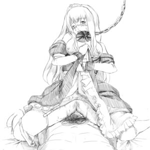 Rating: Explicit Score: 0 Tags: blush bondage bound bound_hands chains collar cowgirl_position dress dress_lift female fleda garter_belt leash long_hair maid maid_headdress monochrome oppai panties panties_around_one_leg pubic_hair pussy restrained rule34 sex tear thighhighs vagina vaginal_penetration User: bunchy7s Rating: Explicit Score: 0 Tags: blush bondage bound bound_hands chains collar cowgirl_position dress dress_lift female fleda garter_belt leash long_hair maid maid_headdress monochrome oppai panties panties_around_one_leg pubic_hair pussy restrained rule34 sex tear thighhighs vagina vaginal_penetration User: bunchy7s