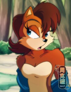 Rating: Questionable Score: 0 Tags: anthro archie_comics breasts brown_body brown_fur chipmunk detailed_background e621 female forest fur ground_squirrel mammal outside plant rodent sally_acorn sciurid sega solo sonic_the_hedgehog_(archie) sonic_the_hedgehog_(comics) sonic_the_hedgehog_(series) theoriginalmistajonz tree wood User: bunchy7s