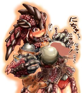 Rating: Explicit Score: 0 Tags: 2008 armor blush breasts brown_hair capcom censored claws cum female ibukichi male monster_hunter paizuri panties penis rathalos_(armor) red_eyes rule34 scales straight underwear User: bunchy7s