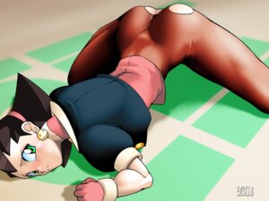 Rating: Questionable Score: 0 Tags: 1girls all_fours angry arikawa ass ass_up black_hair blue_jacket clothed clothing color dark_hair earrings female female_only gloves green_eyes headband jacket looking_at_viewer lying medium_ass medium_hair mega_man mega_man_legends no_panties no_sex pantyhose pink_gloves pink_headband pink_shirt pinup rule34 shirt teenage_female teenager text torn_clothes torn_pantyhose tron_bonne uncensored User: bunchy7s