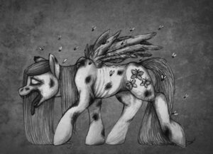 Rating: Questionable Score: 0 Tags: aisu_art alternate_species arthropod blood bodily_fluids creepy e621 equid equine feathered_wings feathers female feral fluttershy_(mlp) flying friendship_is_magic gore hasbro hi_res insect insect_wings mammal monochrome my_little_pony mythological_creature mythological_equine mythology nightmare_fuel pegasus quadruped solo tail undead wings zombie User: bunchy7s