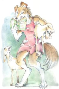 Rating: Questionable Score: 0 Tags: 2010 anthro book border_collie bovid canid canine canis caprine clothing collie colored_pencil_(artwork) doing_it_wrong domestic_dog domestic_sheep e621 female group herding herding_dog hooves learning mammal pastoral_dog sanssouci sheep sheepdog simple_background tail torn_clothing traditional_media_(artwork) werecanid werecanine werecollie werecreature weredog User: bunchy7s