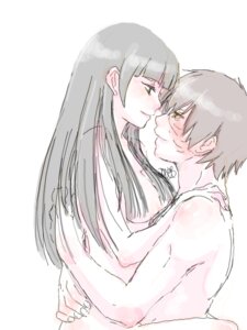 Rating: Questionable Score: 0 Tags: 1boy 1girls avatar_the_last_airbender bangs bare_shoulders black_hair blunt_bangs bottomless breasts burn_scar couple ds-hina embrace eye_contact female half-closed_eyes hand_on_back hand_on_shoulder happy human long_hair looking_at_another mai_(avatar) male medium_breasts nickelodeon no_bra no_panties nude paramount_pictures profile romantic romantic_couple rule34 scar side_view sitting sitting_on_lap sitting_on_person smile straddling straight straight_hair topless white_background white_skin zuko User: bunchy7s