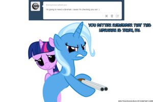 Rating: Safe Score: 0 Tags: 2013 3:2 alternate_species angry blue_eyes blue_hair bottomless clothed clothing dialogue digital_media_(artwork) duo e621 english_text equid equine female friendship_is_magic fur genie gun hair hasbro holding_gun holding_object holding_ranged_weapon holding_weapon horn mammal multicolored_hair my_little_pony mythological_creature mythological_equine mythology navitaserussirus possessive purple_body purple_fur purple_hair ranged_weapon text threatening trixie_(mlp) tumblr twilight_sparkle_(mlp) two_tone_hair unicorn weapon User: bunchy7s Rating: Safe Score: 0 Tags: 2013 3:2 alternate_species angry blue_eyes blue_hair bottomless clothed clothing dialogue digital_media_(artwork) duo e621 english_text equid equine female friendship_is_magic fur genie gun hair hasbro holding_gun holding_object holding_ranged_weapon holding_weapon horn mammal multicolored_hair my_little_pony mythological_creature mythological_equine mythology navitaserussirus possessive purple_body purple_fur purple_hair ranged_weapon text threatening trixie_(mlp) tumblr twilight_sparkle_(mlp) two_tone_hair unicorn weapon User: bunchy7s