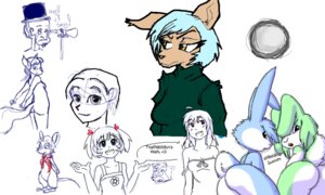 Rating: Questionable Score: 0 Tags: 5:3 anthro clothed clothing duo e621 flockdraw human lagomorph leporid looking_at_viewer looking_back male mammal mouse multiple_images murid murine off_shoulder rabbit rodent sketch skycow solo tail tech_support_dog unknown_species young User: bunchy7s