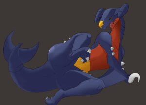 Rating: Questionable Score: 0 Tags: ambiguous_gender bedroom_eyes black_sclera bluewhale127 e621 featureless_crotch feral garchomp generation_4_pokemon grey_background half-closed_eyes looking_at_viewer lying narrowed_eyes nintendo on_side open_mouth pokemon pokemon_(species) presenting raised_leg scalie seductive simple_background solo tail tongue User: bunchy7s
