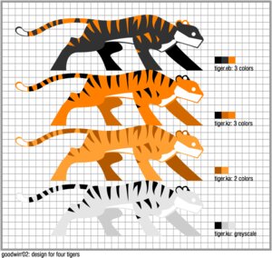 Rating: Safe Score: 0 Tags: adobe_illustrator_(artwork) ambiguous_gender chris_goodwin comparison digital_media_(artwork) e621 english_text felid feral group mammal model_sheet multiple_versions pantherine tail text tiger User: bunchy7s