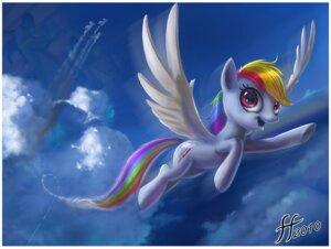 Rating: Safe Score: 0 Tags: 2010 blue_body blue_feathers blue_fur cloud cutie_mark detailed detailed_background e621 equid equine feathered_wings feathers female feral fernando_faria flying friendship_is_magic fur hair hasbro horse looking_at_viewer mammal multicolored_hair multicolored_tail my_little_pony mythological_creature mythological_equine mythology open_mouth outside pegasus pony rainbow_dash_(mlp) rainbow_hair rainbow_tail red_eyes sky skyscape smile solo tail toony wings wonderbolts_(mlp) User: bunchy7s