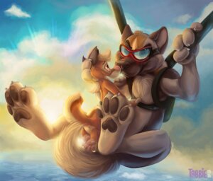 Rating: Safe Score: 0 Tags: 2010 anthro canid canine canis cloud duo e621 eyewear feet female goggles hindpaw male mammal outside parachute paws size_difference sky smile tabbiefox tail wolf User: bunchy7s Rating: Safe Score: 0 Tags: 2010 anthro canid canine canis cloud duo e621 eyewear feet female goggles hindpaw male mammal outside parachute paws size_difference sky smile tabbiefox tail wolf User: bunchy7s