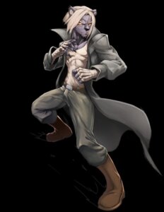 Rating: Safe Score: 0 Tags: abs anthro athletic bandage beast's_fury belt black_background black_nose boots bottomwear canid canine canis chaos-draco claws clothing coat e621 felid fighting_pose footwear fur grey_body grey_fur hair jacket looking_at_viewer male mammal muscular muscular_anthro orange_eyes pants pecs pose serious shirt shoes simple_background solo topwear vincent_(beast's_fury) white_hair wolf User: bunchy7s